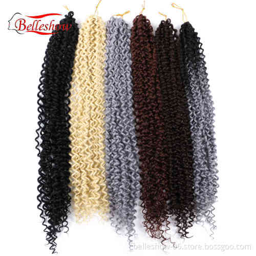 Hot sell wholesale 22inch  freetress deep twist crochet hair freetress water wave hair ombre braiding hair